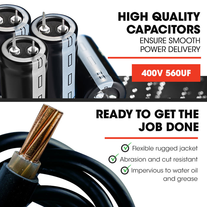 170Amp Mig Arc Stick Welder With Carry Case & Accessories 15A Plug