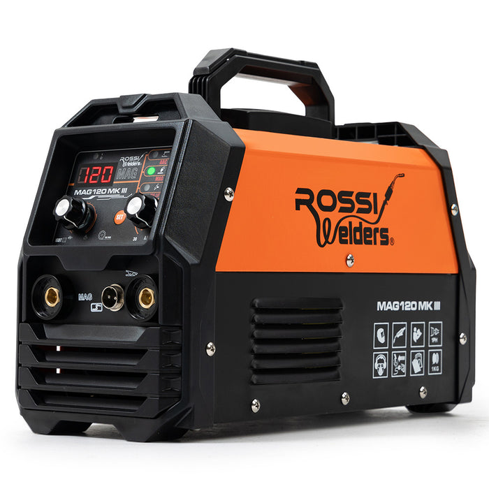 120 Amp Inverter Welder 3In1 Portable Mma Arc / Mig Gasless / Lift-Tig Welding Machine 15A Plug