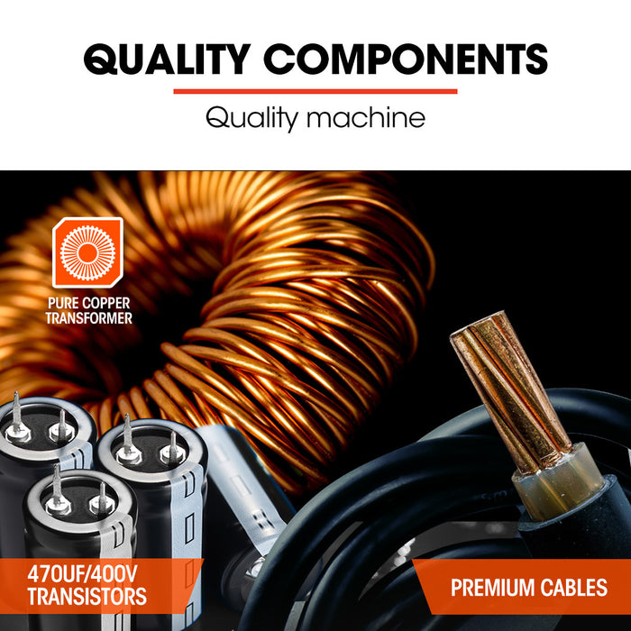 120 Amp Inverter Welder 3In1 Portable Mma Arc / Mig Gasless / Lift-Tig Welding Machine 15A Plug