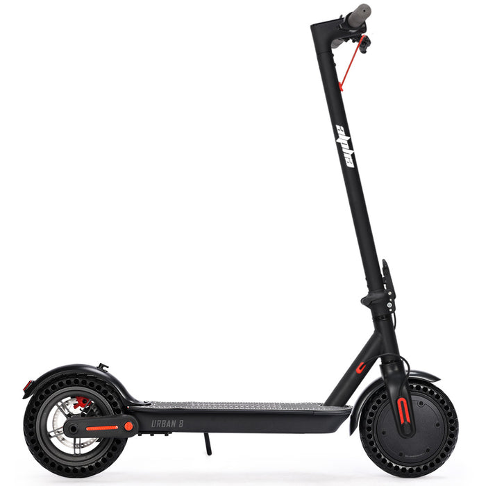 Urban 8 Electric Scooter Suspension 25Km Range 8.5-Inch Wheels Brushless Motor Motorised Commuter Escooter For Adults Black