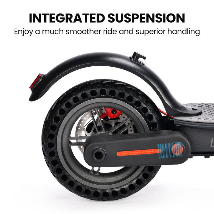 Urban 8 Electric Scooter Suspension 25Km Range 8.5-Inch Wheels Brushless Motor Motorised Commuter Escooter For Adults Black