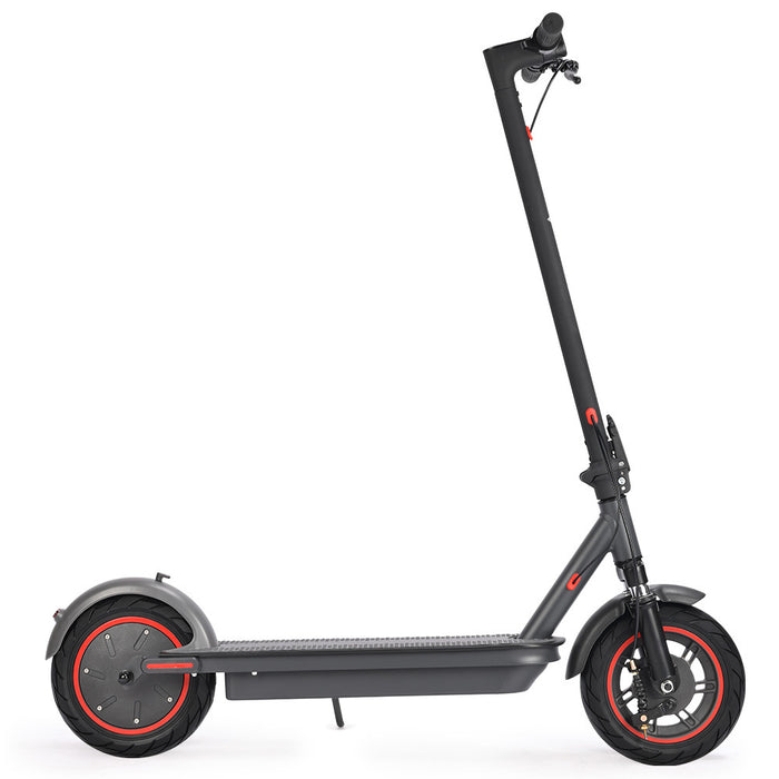 Urban 10 Electric Scooter 35Km / H Suspension 35Km Range 10-Inch Wheels Brushless Motor Free App Motorised Commuter Escooter For Adults Grey