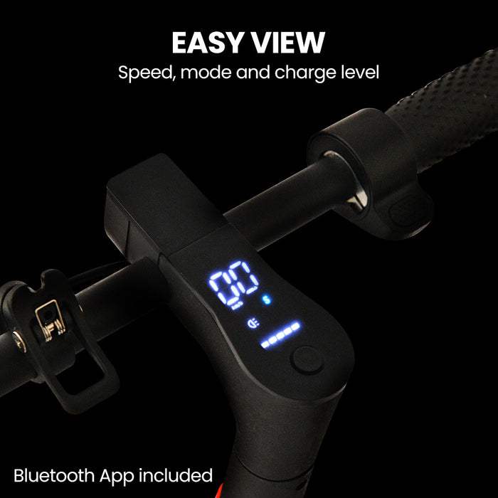 Urban 10 Electric Scooter 35Km / H Suspension 35Km Range 10-Inch Wheels Brushless Motor Free App Motorised Commuter Escooter For Adults Grey