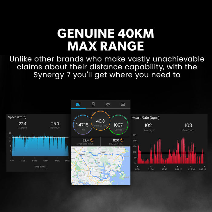 Synergy 7 Mkii 500W Electric Scooter 37V 15Ah Battery Foldable E-Scooter Adult Ride On