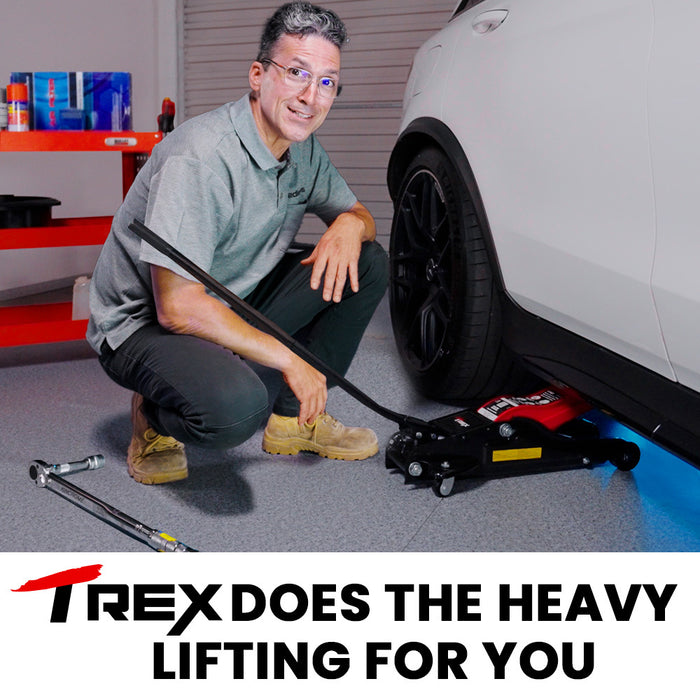 1700Kg Hydraulic Trolley Floor Jack Low Profile Quick Release Handle For Jacking Car