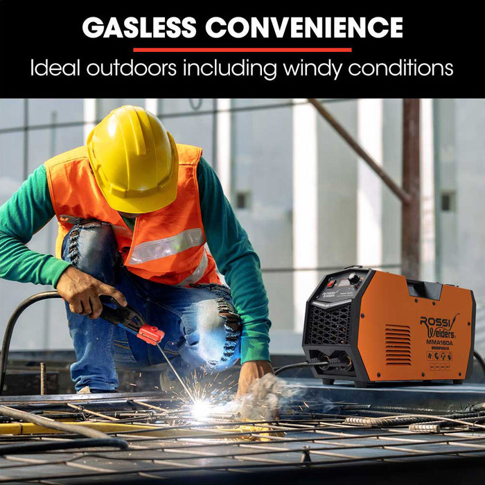 160 Amp Inverter Stick Welder Mma Arc Dc Multi-Metal Gasless Welding Machine For Stainless Steel Aluminium And More 15A Plug