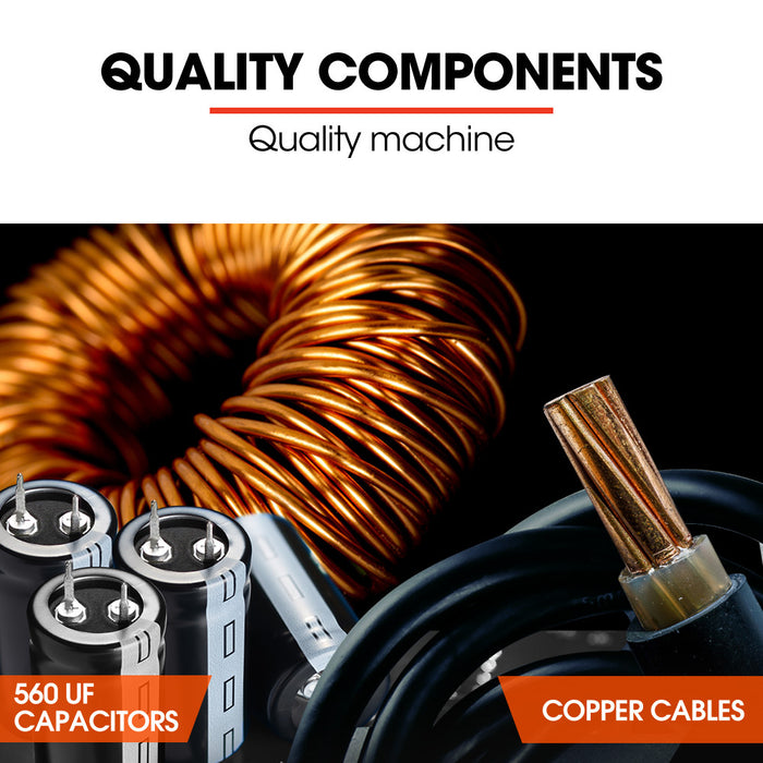 160 Amp Inverter Stick Welder Mma Arc Dc Multi-Metal Gasless Welding Machine For Stainless Steel Aluminium And More 15A Plug