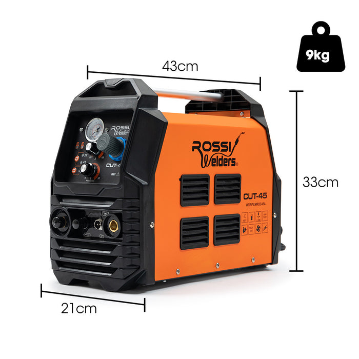 45A Plasma Cutter Non-Touch Pilot Arc For Easy Cuts Of Painted Or Rusty Metals Dc Inverter Cutting Machine