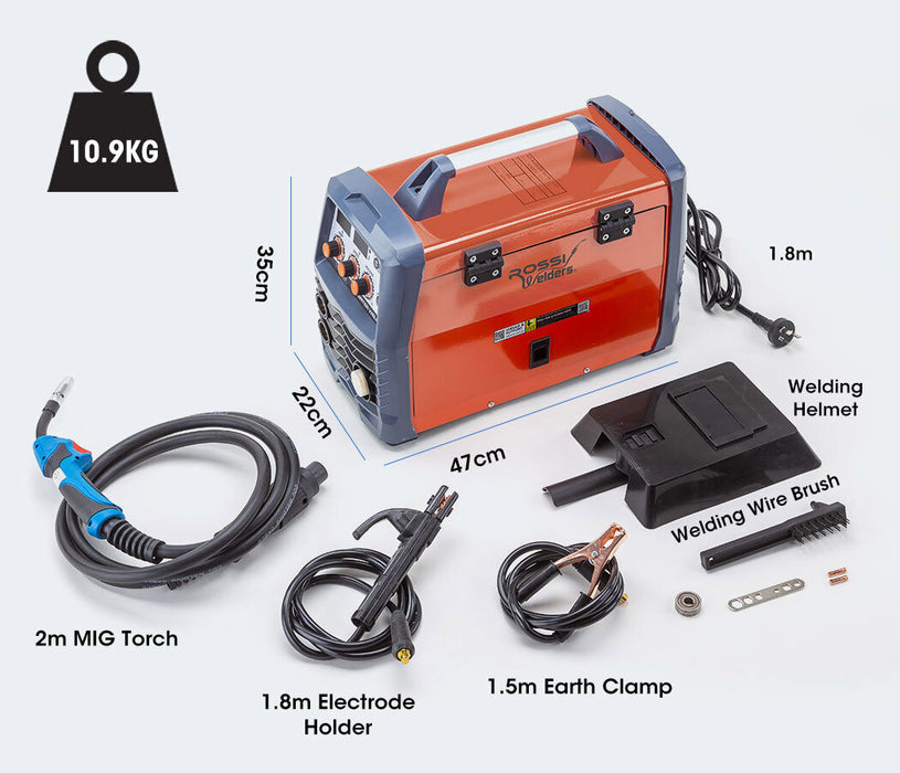 300 Amp Mig Stick Welder Portable Dc Gas Gasless Inverter Welding Machine 15A Plug