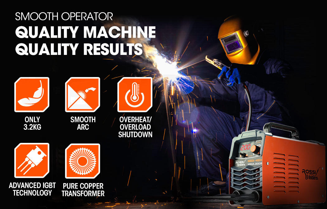 200 Amp Portable Inverter Arc Stick Welder Mma Dc Gas Inverter Welding Machine 15A Plug