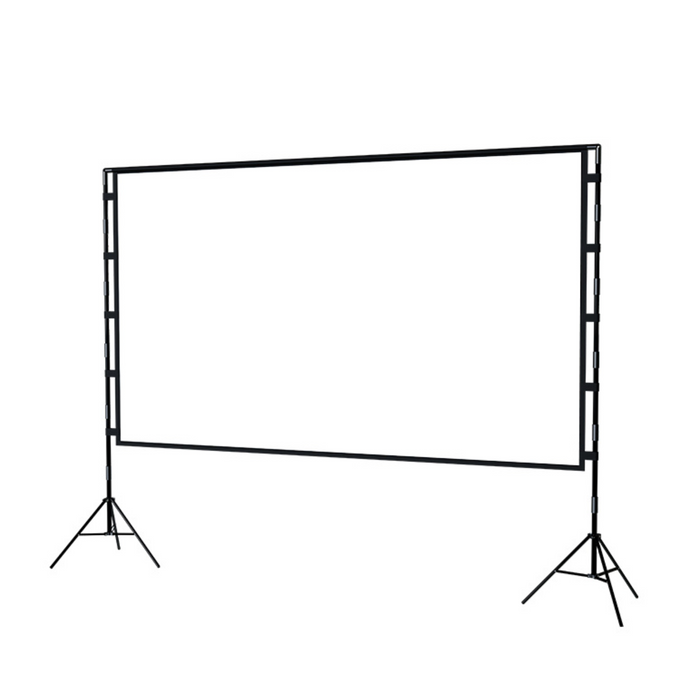 120 Inch Portable Movie Projector Screen - Outdoor Indoor 16 9 4K Tripod Stand Case
