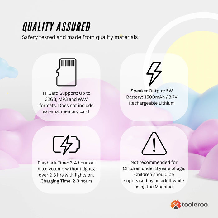 Mini Karaoke Machine - 2X Wireless Microphones Portable Bluetooth Speaker Purple