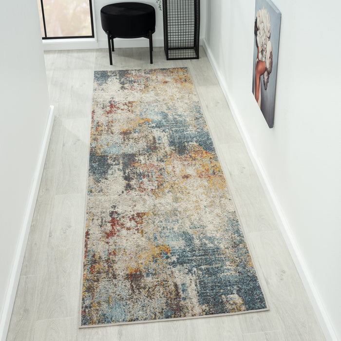 Oriental Multi Hues Rug Multi 120x170