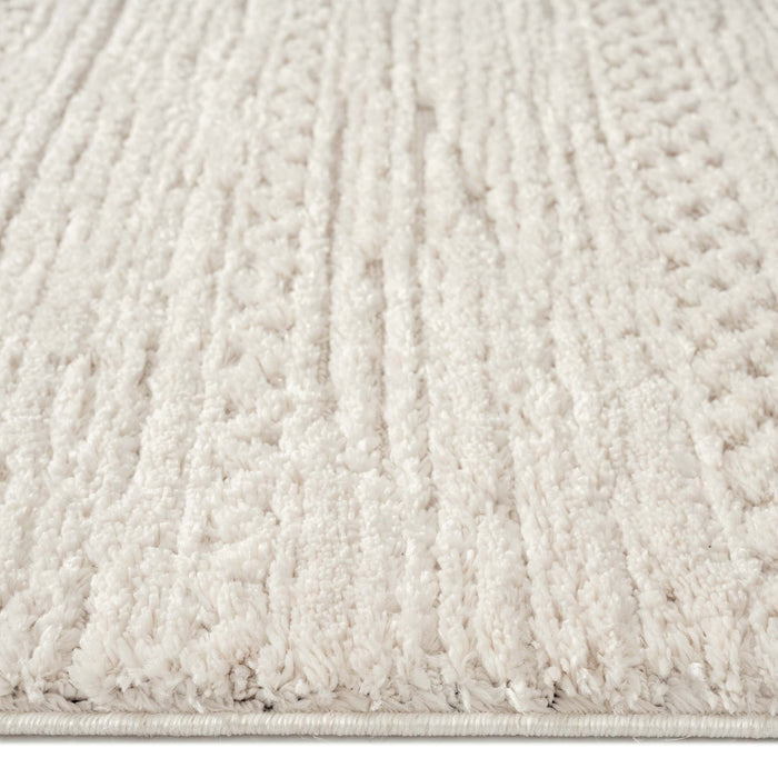 Addie Soft Pile Rug - Ivory - 300X400