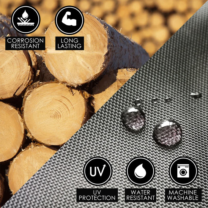 2X Director Movie Folding Tall Chair 76Cm Beech Wood Humor