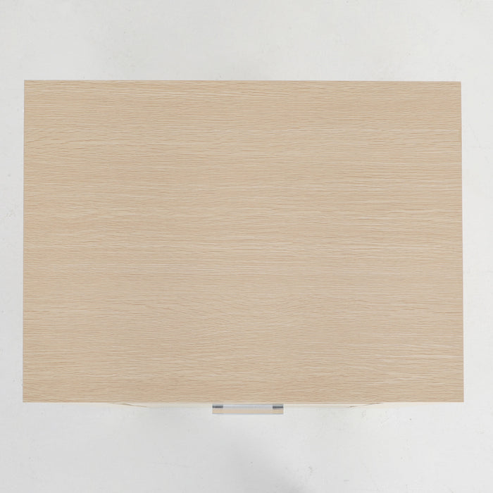 2X Bedside Table Side Storage Cabinet Nightstand Bedroom 2 Drawer 1 Shelf Zuri Oak