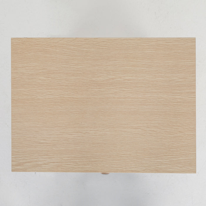 2X Bedside Table Side Storage Cabinet Nightstand Bedroom 2 Drawer Anya Oak