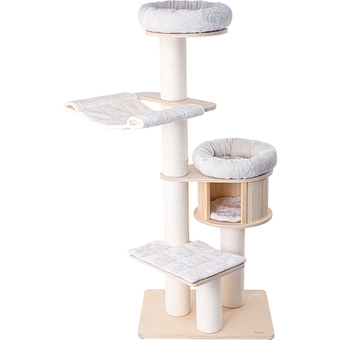 Signature Solid Wood Cat Tower - 175.5Cm
