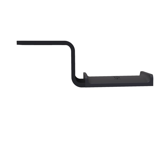 Hh Universal Under Desk Headphone Hook Black