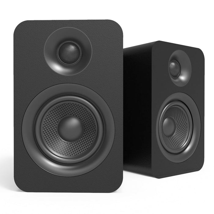 Yu Passive 4" Speakers With 1" Silk Dome Tweeter And 4" Kevlar Woofer - Black Pair