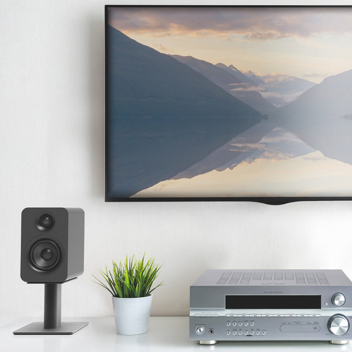 Yu Passive 4" Speakers With 1" Silk Dome Tweeter And 4" Kevlar Woofer - Black Pair