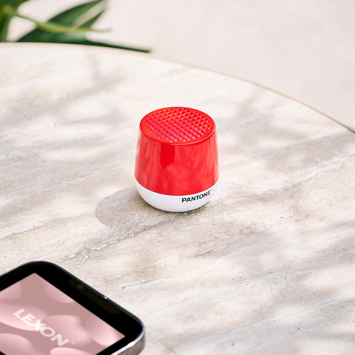 Mino+ Mini Bluetooth Speaker Pantone - 2035 Red