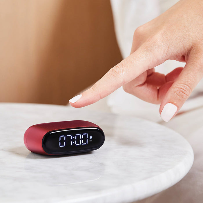 Minut Mini Alarm Clock - Red