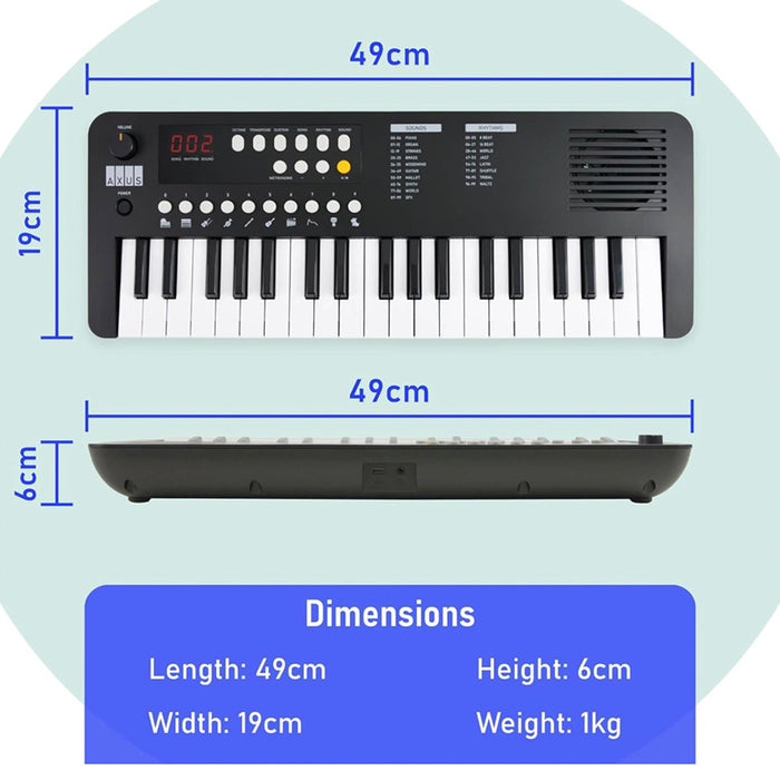 Mini Keyboard 37 Key Keyboard - Black