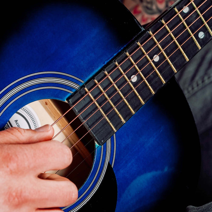Acoustic Guitar Premium Pack - Blueburst