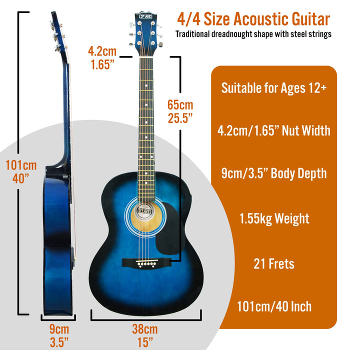 Acoustic Guitar Premium Pack - Blueburst
