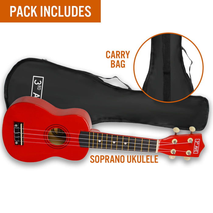 Soprano Ukulele - Red