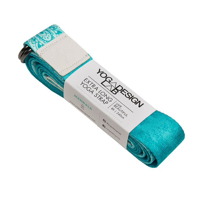 Yoga Strap Mandala Turquoise