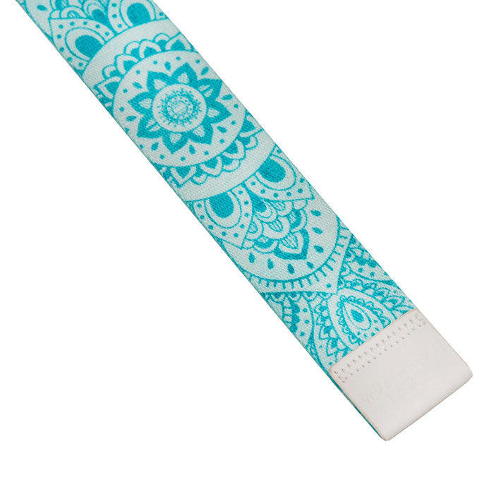 Yoga Strap Mandala Turquoise