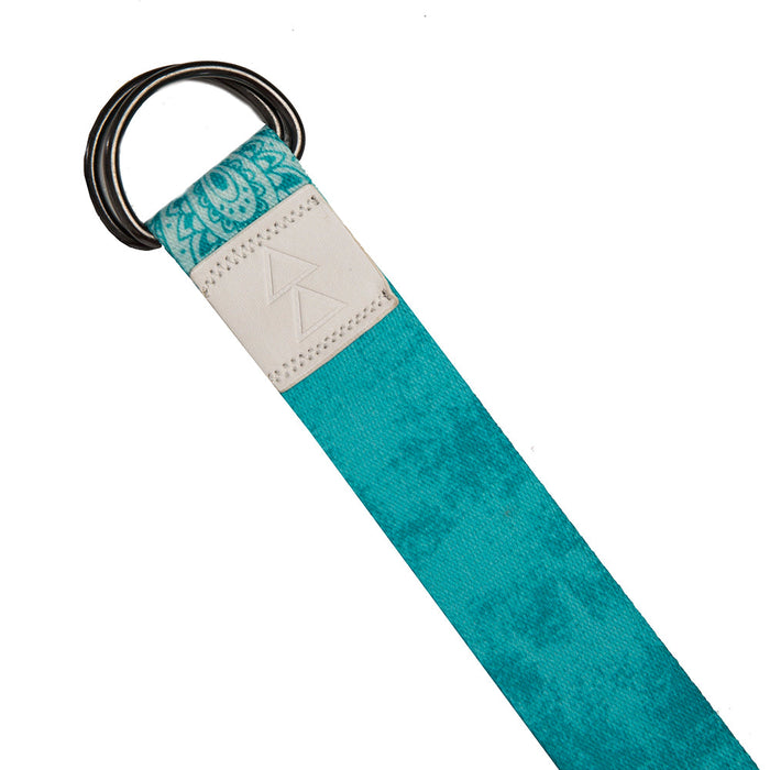 Yoga Strap Mandala Turquoise