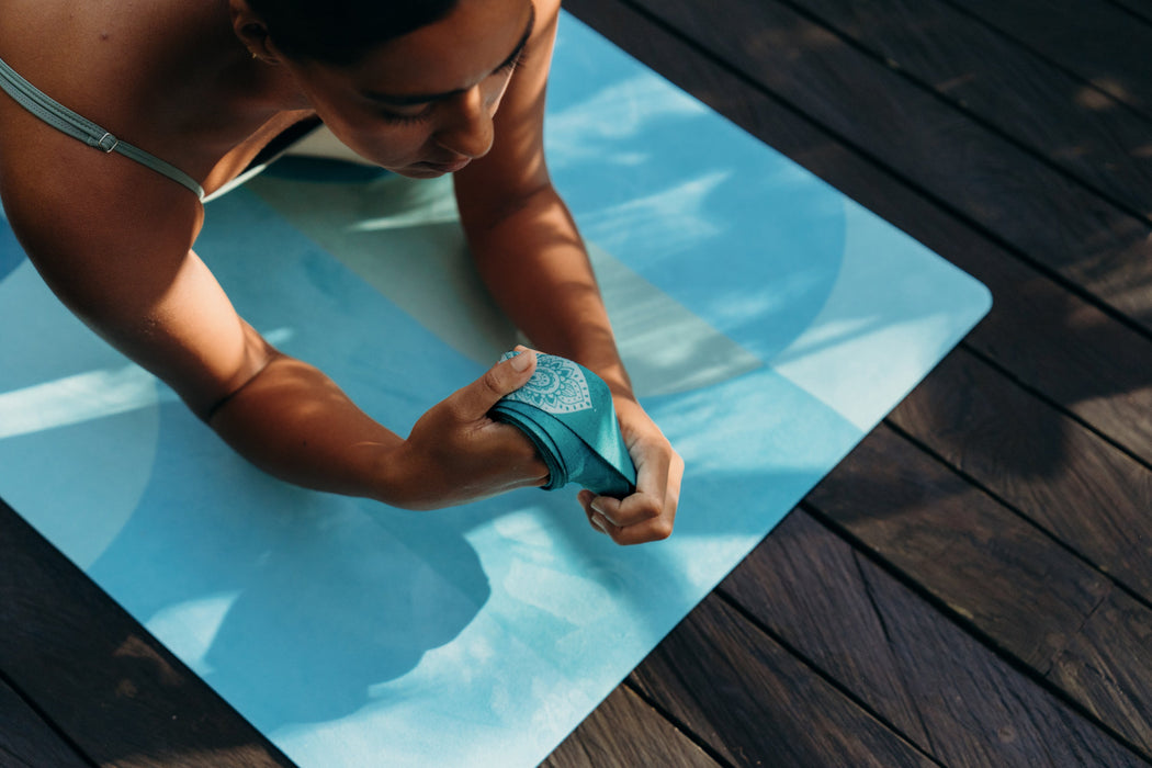 Yoga Strap Mandala Turquoise