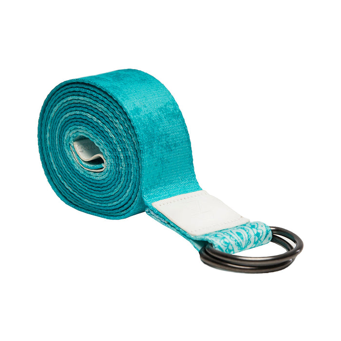 Yoga Strap Mandala Turquoise
