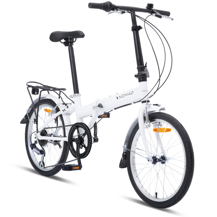 Bikes Nomad Folding Bike 20 Inch In Pearl White