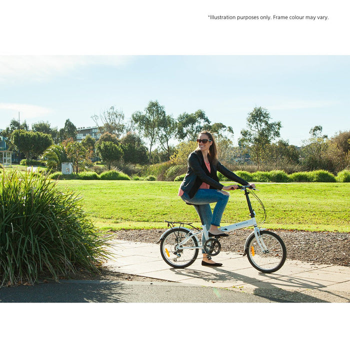 Bikes Nomad Folding Bike 20 Inch In Pearl White