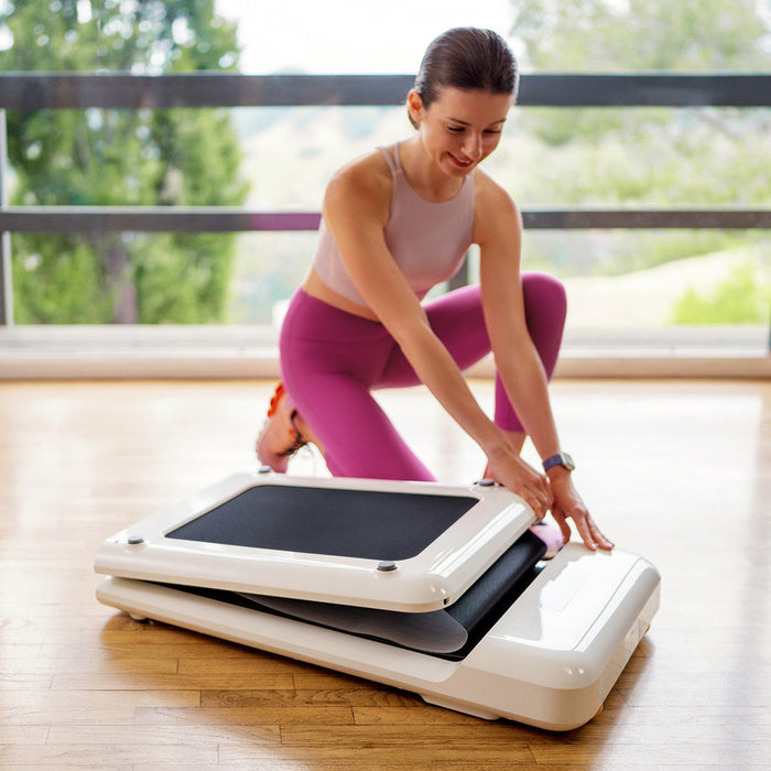 C2 Compact Folding Treadmill In White