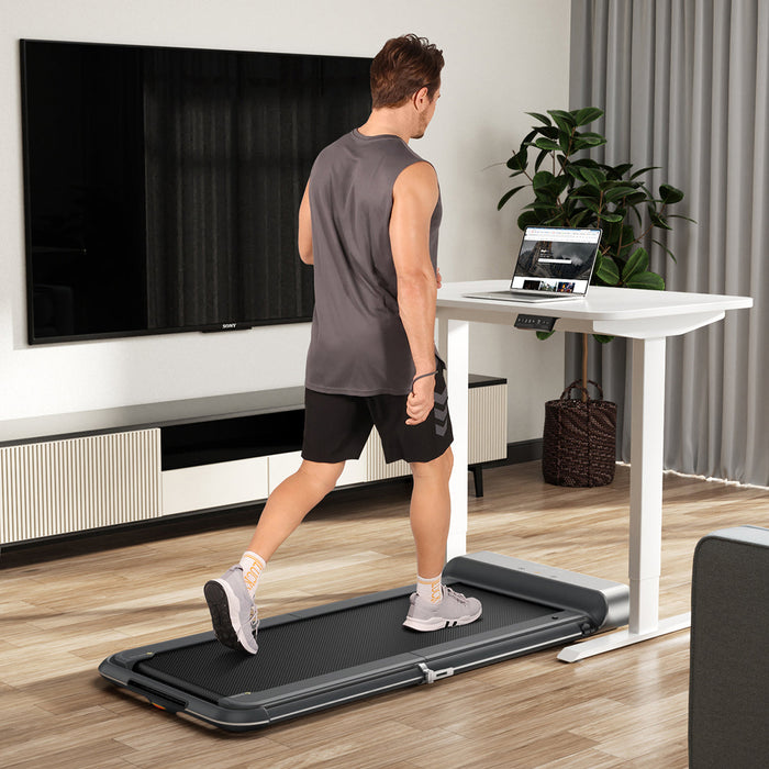 R1 Double-Fold Walking And Running Treadmill In Silver