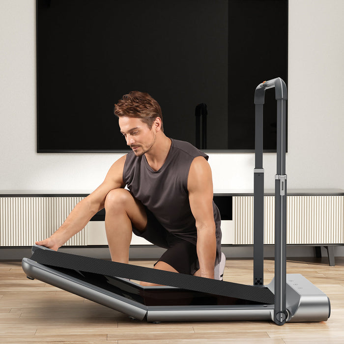 R1 Double-Fold Walking And Running Treadmill In Silver