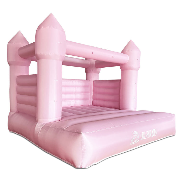 Kids Palace Jumping Castle - Pastel Pink