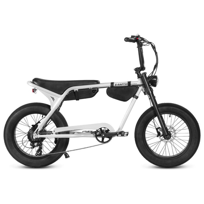 E-Raptor 20 Inch Electric Street Bike - Cool Grey + Throttle