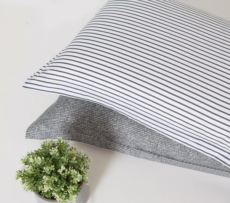 Queen Size 100% Cotton Reversible Quilt Cover Set - Gerry