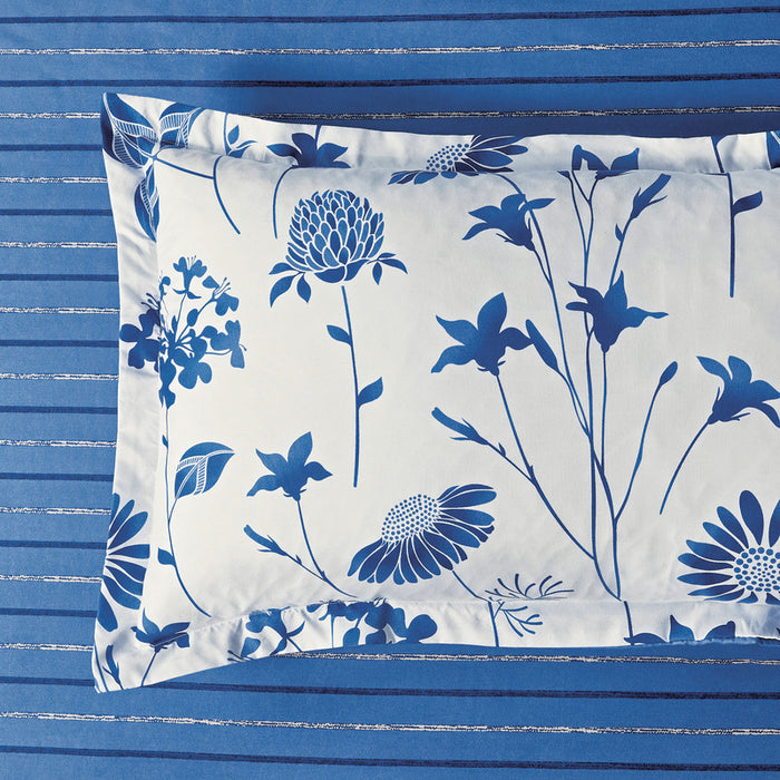 Queen Size Microfiber Reversible Quilt Cover Set - Lin