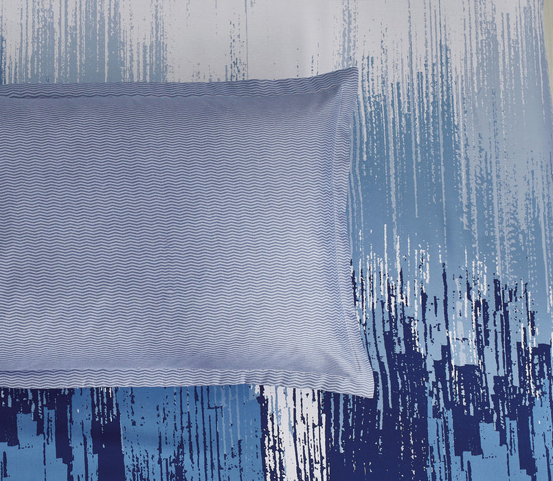 King Size Microfiber Reversible Quilt Cover Set - Chavez