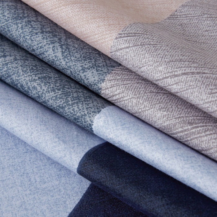 King Size Microfiber Reversible Quilt Cover Set - Jay