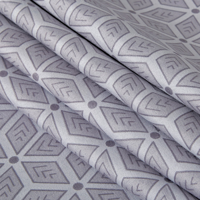 King Size Microfiber Reversible Quilt Cover Set - Jay