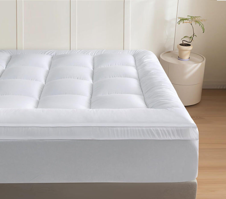 King Size Luxurious Extra Thick 1000Gsm Mattress Topper