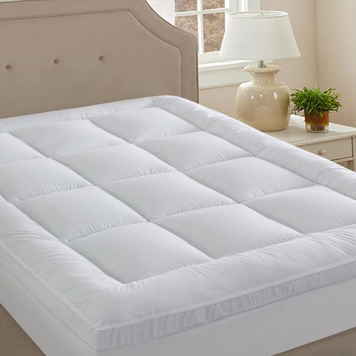King Size Luxurious Extra Thick 1000Gsm Mattress Topper